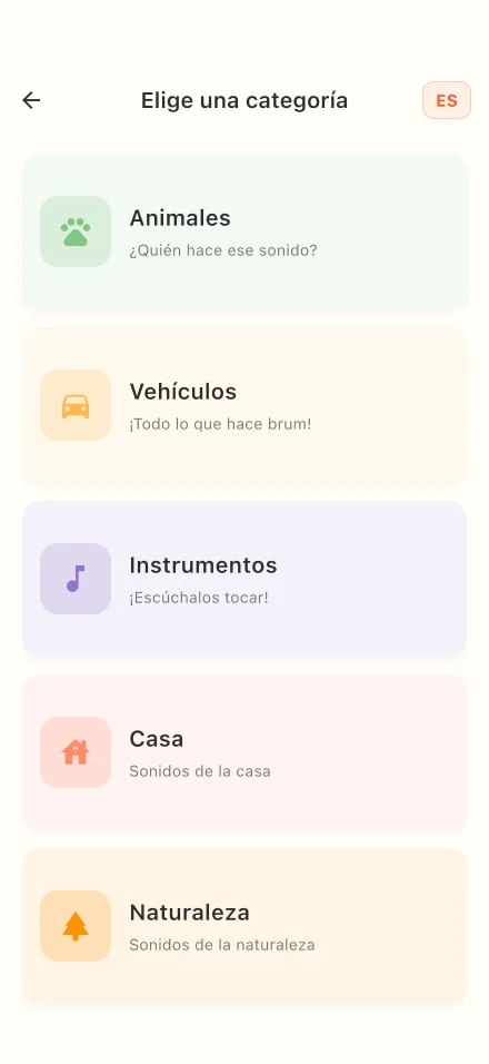 Cinco categorías